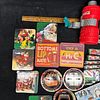 Coca Cola Advertising and Collectibles Assortment Tins Sign Coasters Cards and Accessories. Mixed Image - 5