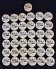 37 Expo 74 World Fair Spokane, Washington Buttons. Thirty-seven pin-back buttons from the 1974 Image - 1
