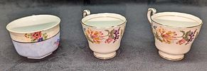 3 Fine China Paragon & German Tea Cups. 3 Fine China Paragon &amp; German Tea Cups. This lot Image - 3