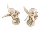Two Dresden Porcelain Angel Conductors. This lot includes two conductor angels by Dresden Image - 2