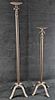 2 Home Interior Design Metal Floor Candle Holders. The tall one is approx 8" x 8" x 39". The Image - 3