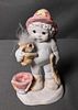 Two Dreamsicles Figurines (1) "Burin Love" (2) "Have a Heart". (1) "Burin love" Fireman Baby Image - 1