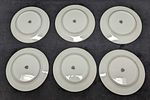 6 Vintage Noritake China 5682 Pattern Salad Plates. Each is approx 8" x 8" x 1" and the total Image - 2