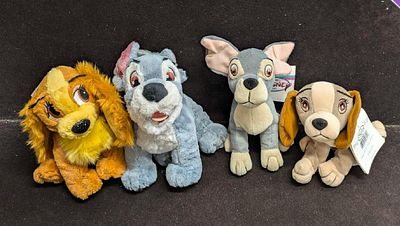 Disney Lady And The Tramp Bean Bag And Tote A Tail Dolls. This lot includes: 
(1) Tote A Tail 