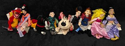 Disney Mulan Princess Mary Poppins Bean Bag Lot Of 9. Please see the images for a listing of 