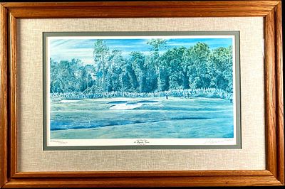 Disney World 1987 #6 Magnolia Course Print by J. Fitzpatrick Numbered. This lot includes: 
(1) 