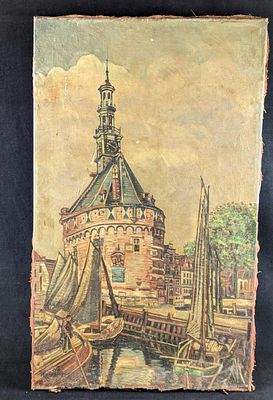 Official Epcot World Showcase Vintage Painting. Here is a painting that had been originally 