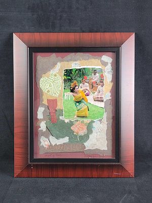 Original Heart of Bali Etta Jean Juge Mixed Media. Mixed Media art by Etta Jean Juge, titiled 