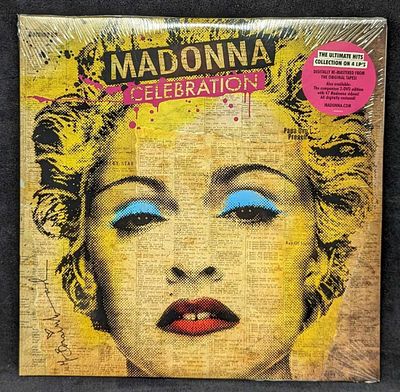Rare Sealed Remastered Madonna Celebration 4 LP Set. This was released by Warner Bros Records 