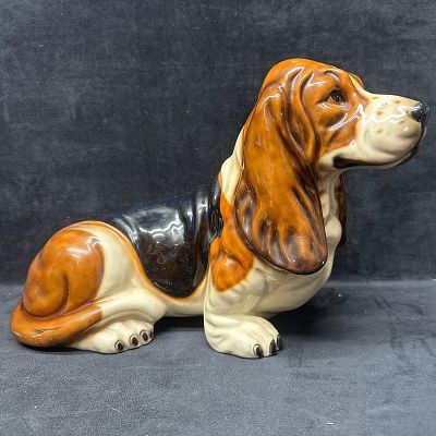 Royal Orleans Japan Ceramic Basset Hound Figurine JB. Royal Orleans Japan ceramic figurine 