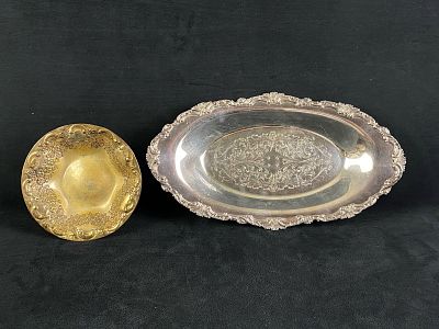 Vintage Silver Plated Dishes. These fine Vintage - Antique items have been tested and researched 