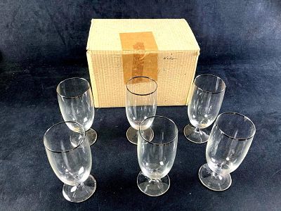 Set of (6) Rosenthal Water Glasses. This lot includes: 
(6) Rosenthal Water Glasses 
