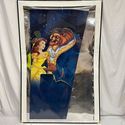Walt Disney Beauty and the Beast Large Format Promotional Promo Color Proof Print 56” x. Large-fo 