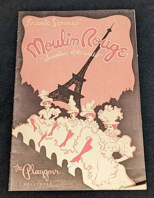 Frank Semmes' Moulin Rogue Playgoer Magazine. This was released by the John F. Huber Publishing 