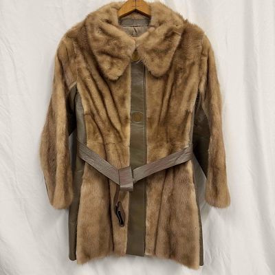 Evans Chicago Natural Pastel Mink Fur Coat Personalized. Evans Chicago Natural Pastel Mink Coat 
