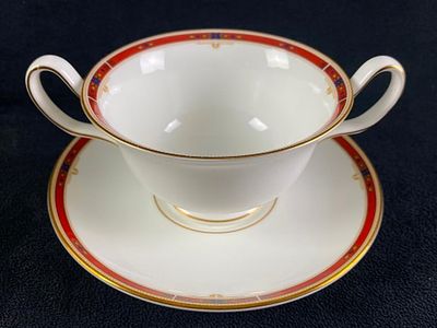 Wedgwood English China Colorado Soup Bowl & Saucer. Wedgwood English China Colorado Soup Bowl 