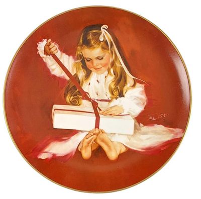 A Gift for Laurie Zolan Collector Plate. In "A Gift for Laurie", Donald Zolan masterfully 