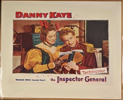 Danny Kaye Inspector General Reproduction Lobby Card. Here is a reproduction lobby card from the 