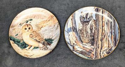2 Majesty Of Owls Plates Perfect Disguise & On Desert Lord. 2 Majesty Of Owls Plates Perfect 