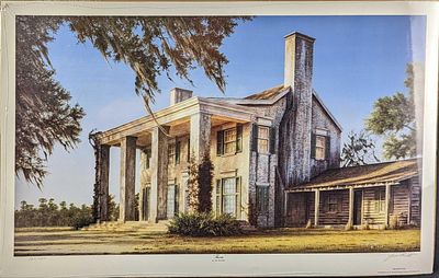 Sold Out Jim Booth LE Tara Gone With The Wind Print. Sold Out Jim Booth Limited Edition "Tara" 