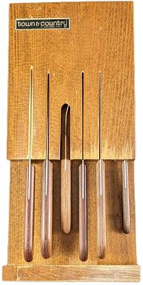 Washington Forge Town & Country Knife Cutler Set. Vintage Washington Forge Town &amp; Country 