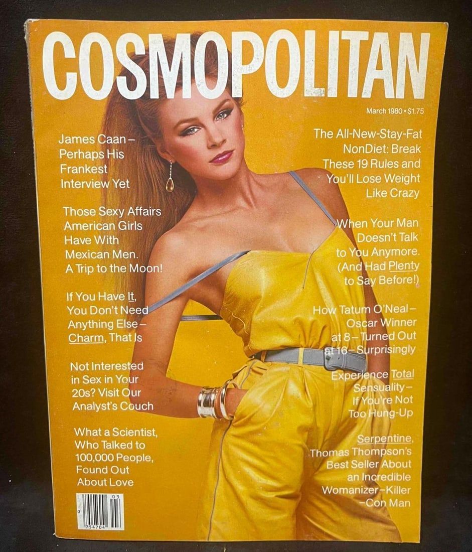 Lot 496: Vintage Cosmopolitan Magazine March 1980 Michelle Stevens