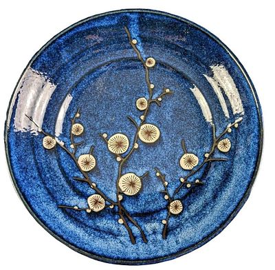 World Market Cherry Blossom Fine China Serving Bowl. Bring Asian-inspired elegance to your 