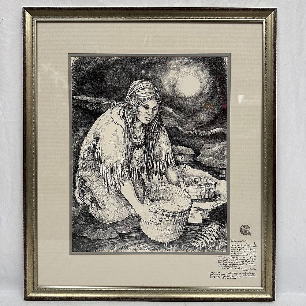 Lot 275: Corn Washer Framed Art Print by Michele Gauthier
