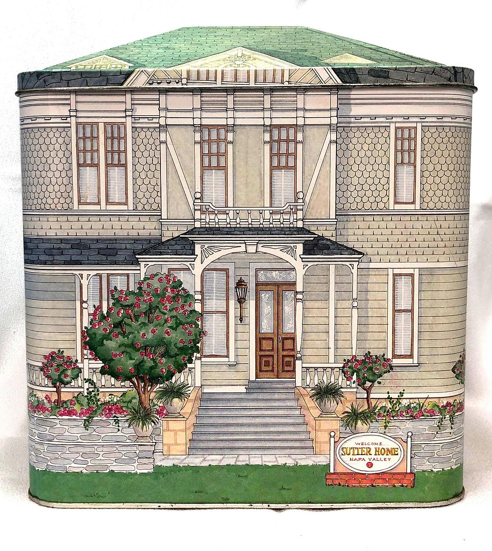 Lot 297: Sutter Home Winery's Napa Valley Victorian Tin