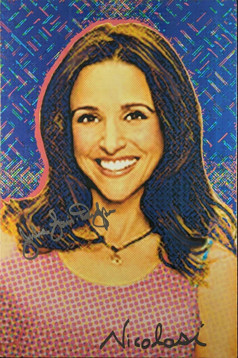 Lot 382: Celebrity Portrait Nicolosi Julia Louis-Dreyfus W3