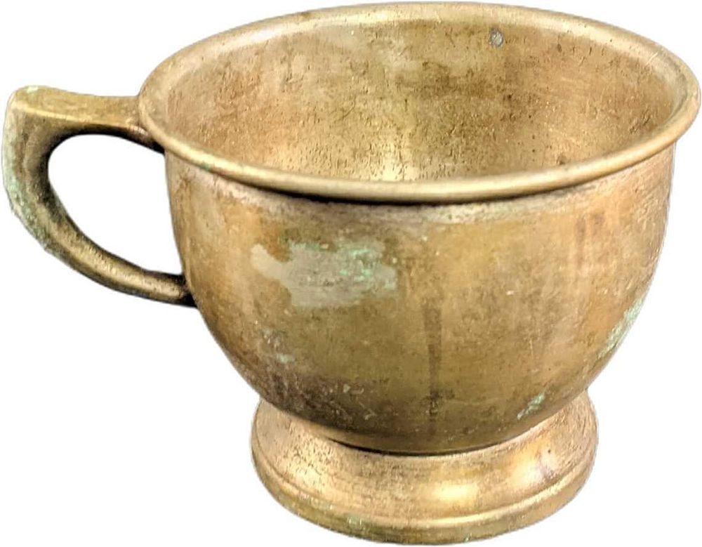 Lot 185: Vintage Wear Brite Nickel Silver Mug