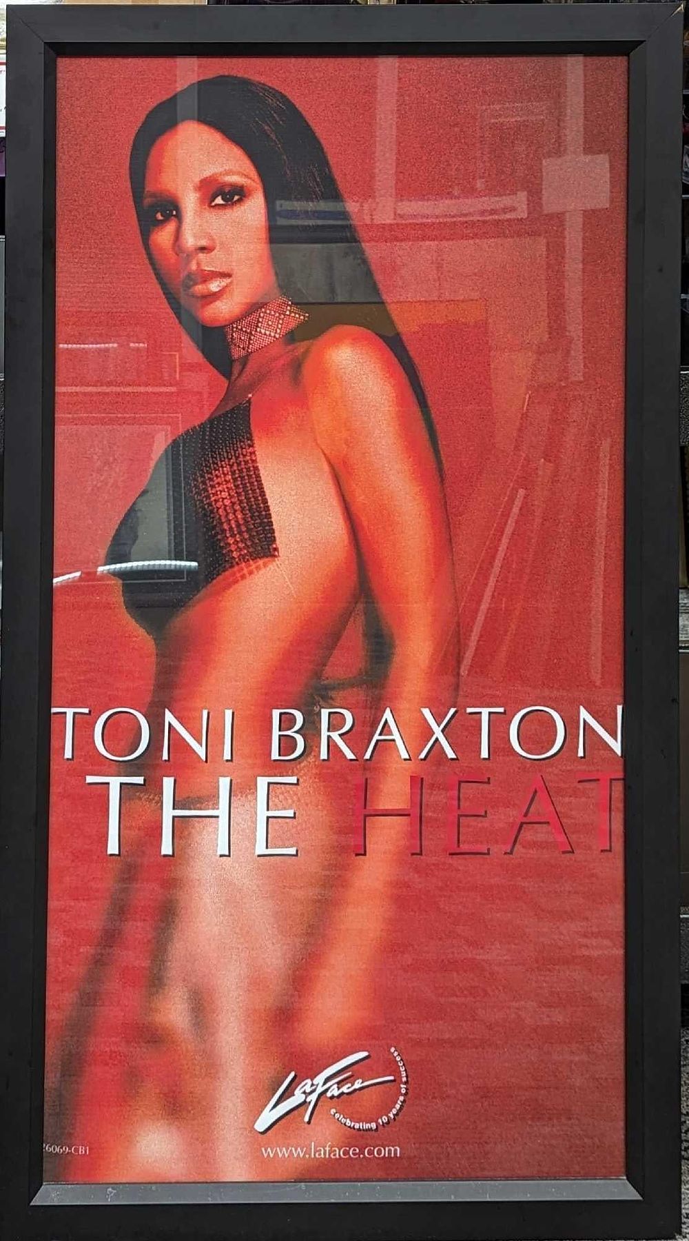 Lot 233: Framed Toni Braxton Heat Original Promotional Poster