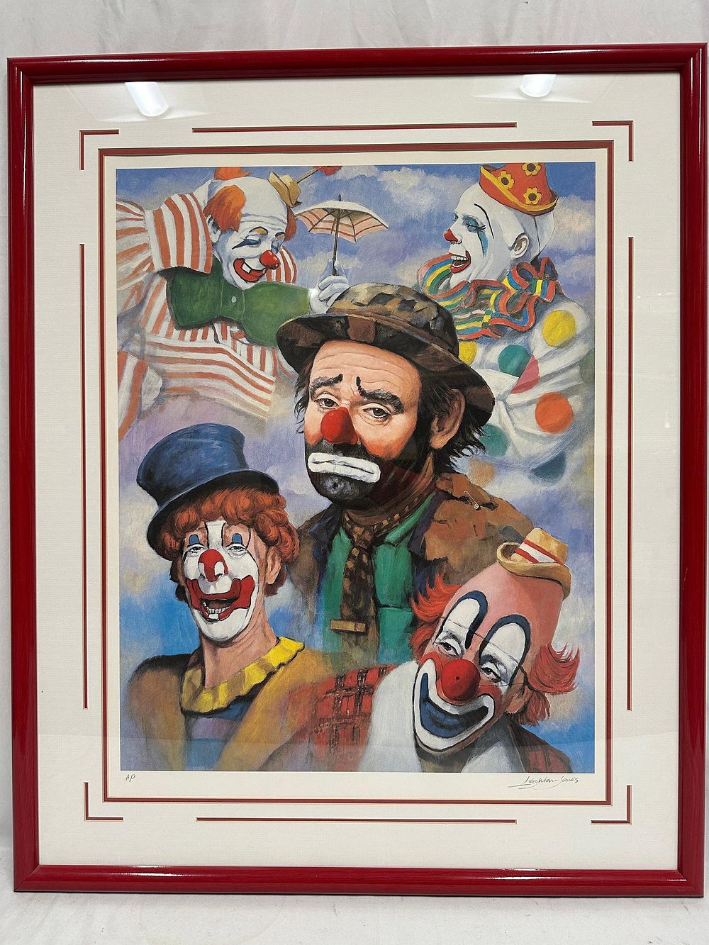 Lot 254: Barry Leighton-Jones Lords of the Ring Artist Proof Lithograph AP Framed
