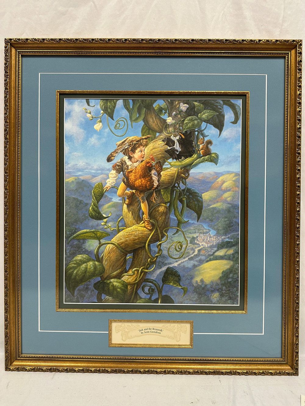 Lot 262: Scott Gustafson Jack and the Beanstalk Signed and Numbered Limited Edition Print