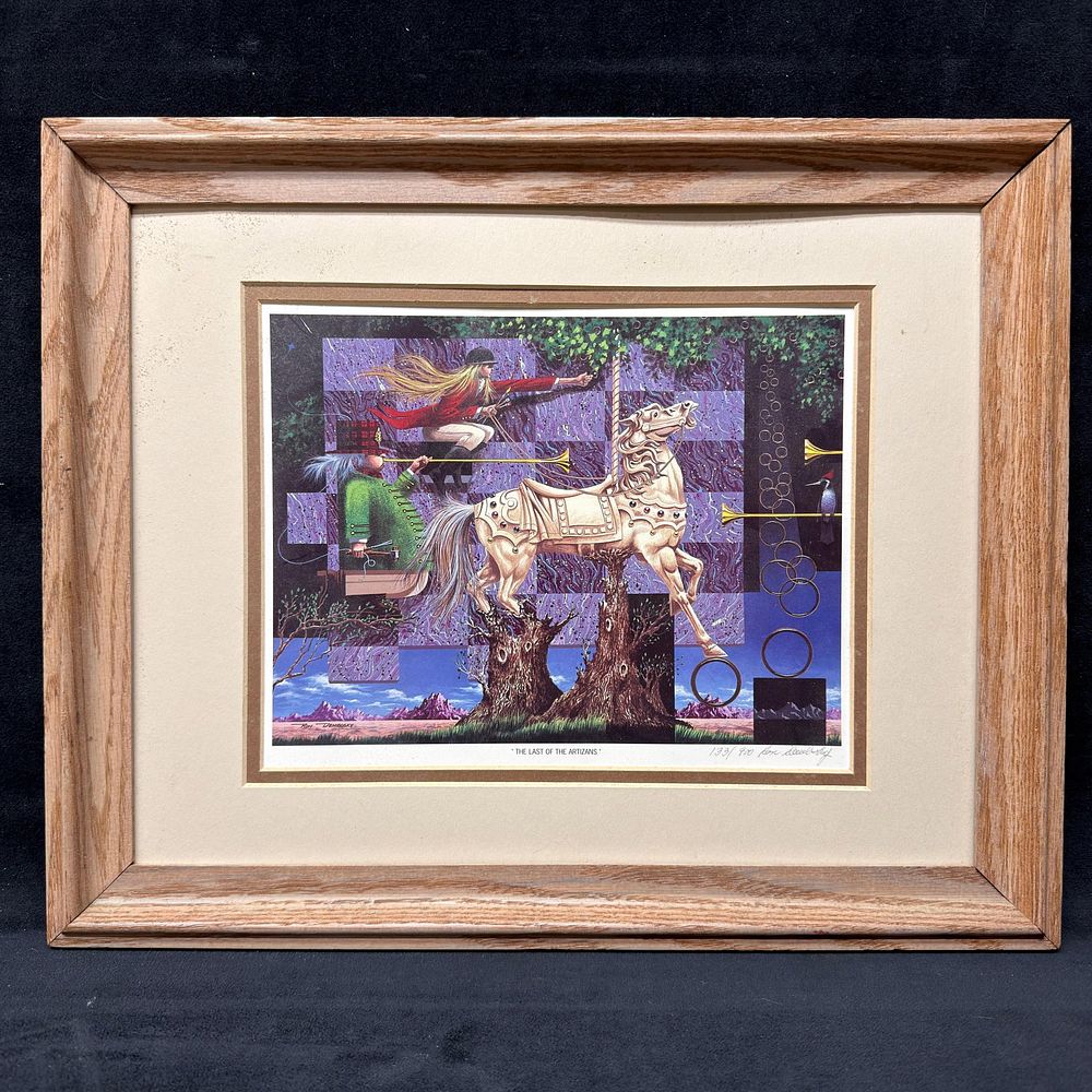 Lot 337: Ron Dembosky The Last of the Artizans Signed Limited Edition Print 133 of 900