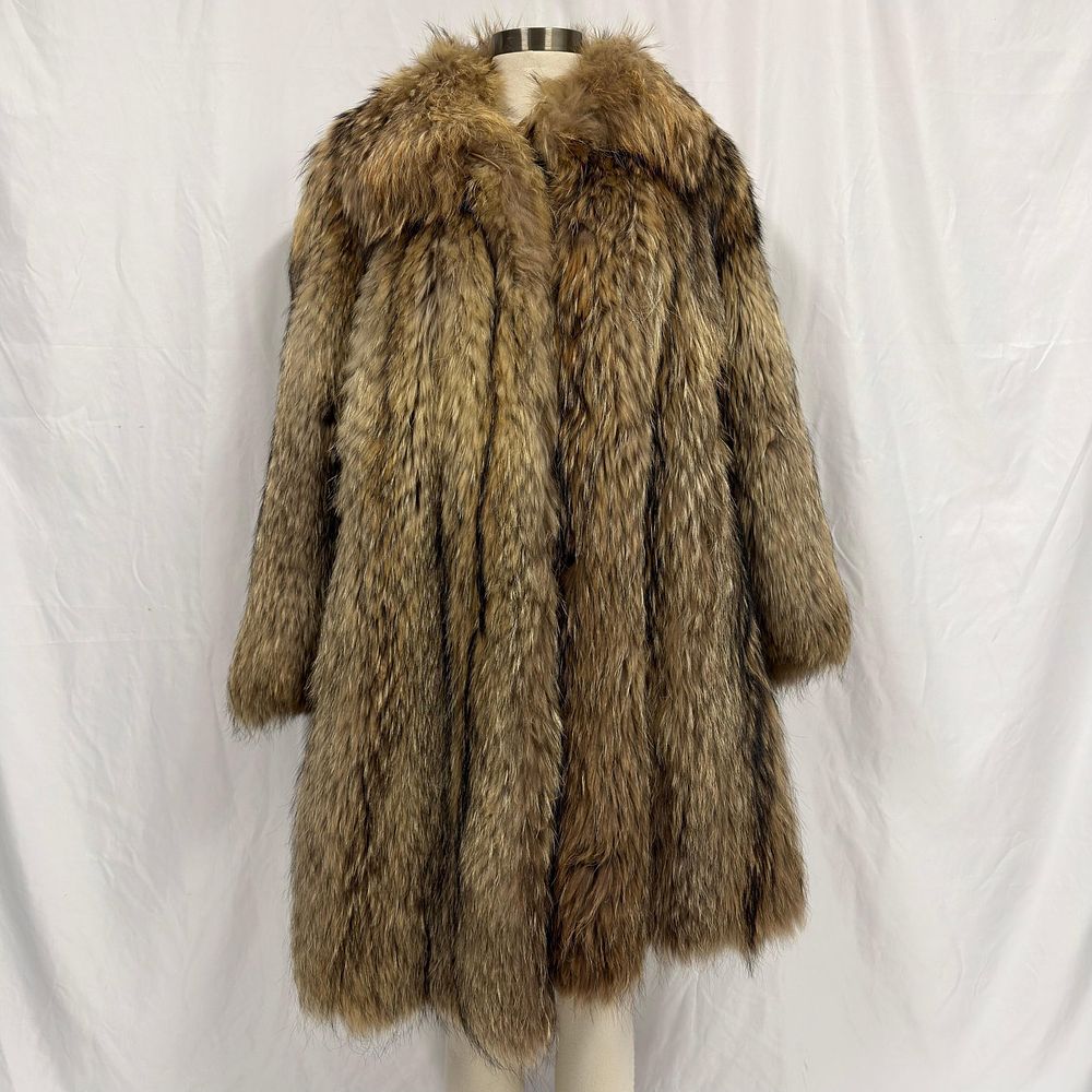 Lot 359: Vintage Martinello Long Full Length Fur Coat