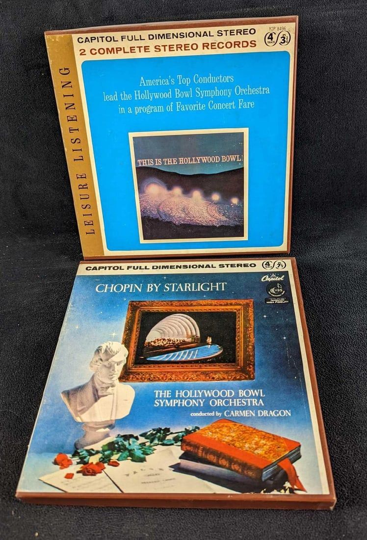 Lot 415: 2 Hollywood Bowl Symphony Orchestra 4 Track Tapes