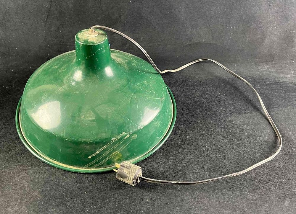 Lot 422: Metal Vintage Lamp Shade Ceiling Light Shade