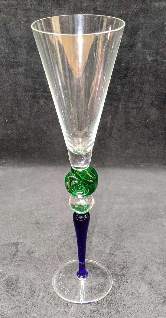 Lot 459: B.A..G. Champagne Flute Glass