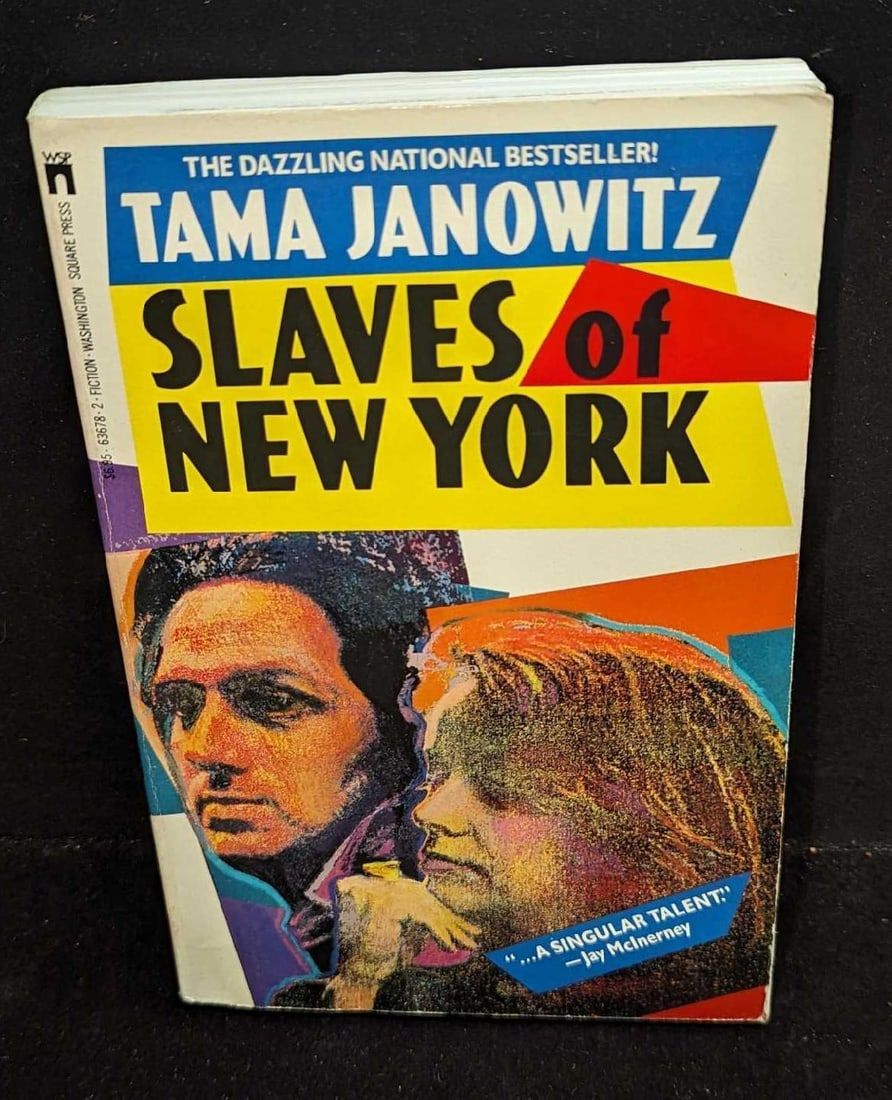 Lot 98: Tama Janowitz Autographed Slaves Of New York Paperback
