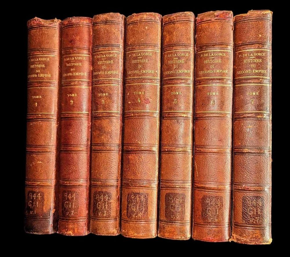 Lot 110: 7 Volumes Histoire Du Second Empire Pierre De La Gorce