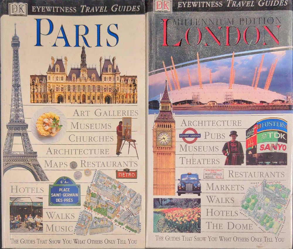 Lot 122: Eyewitness Travel Guides London And Paris