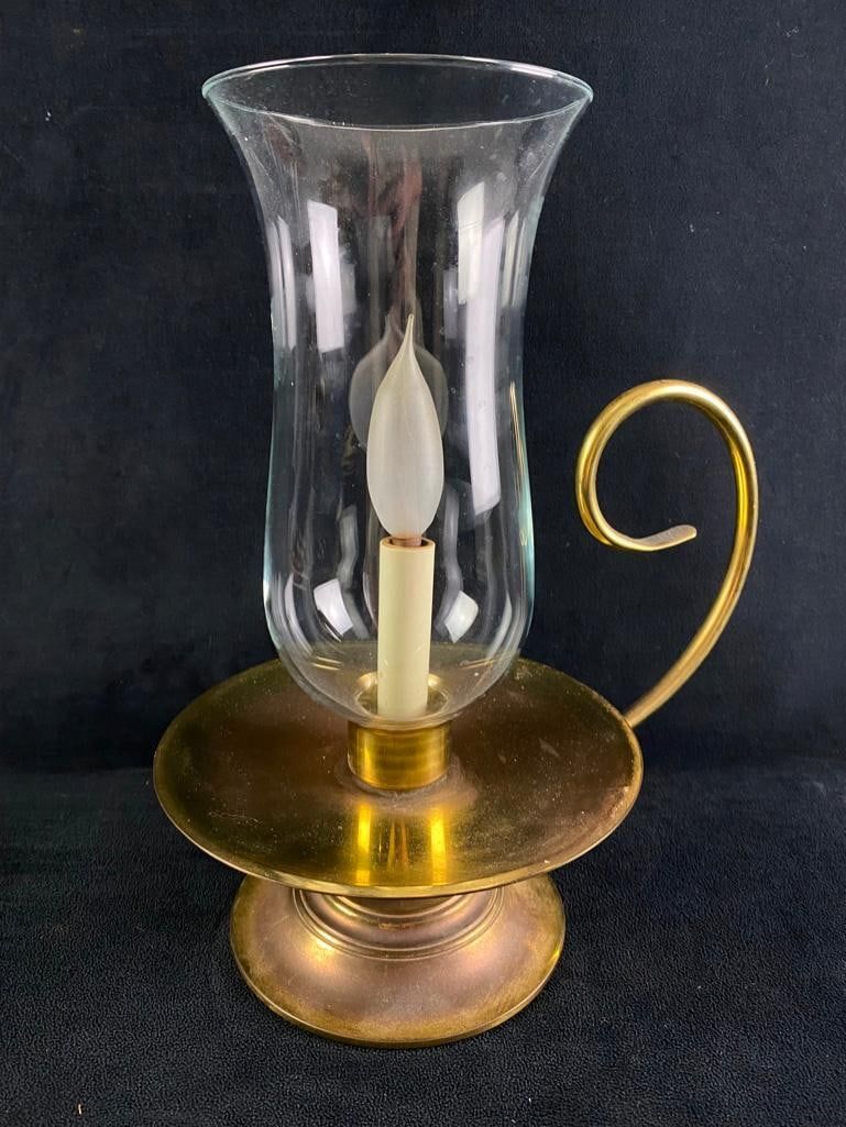 Lot 387: Baldwin Electric Candle Lamp