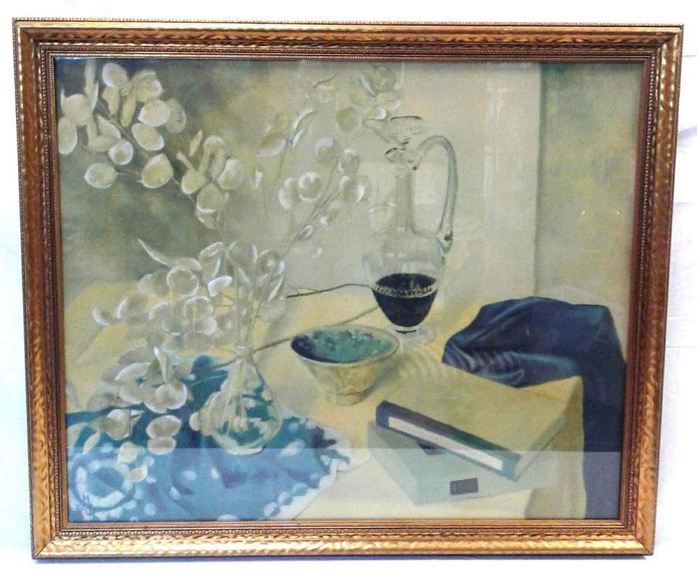 Lot 392: Framed and Glazed Print, Still Life