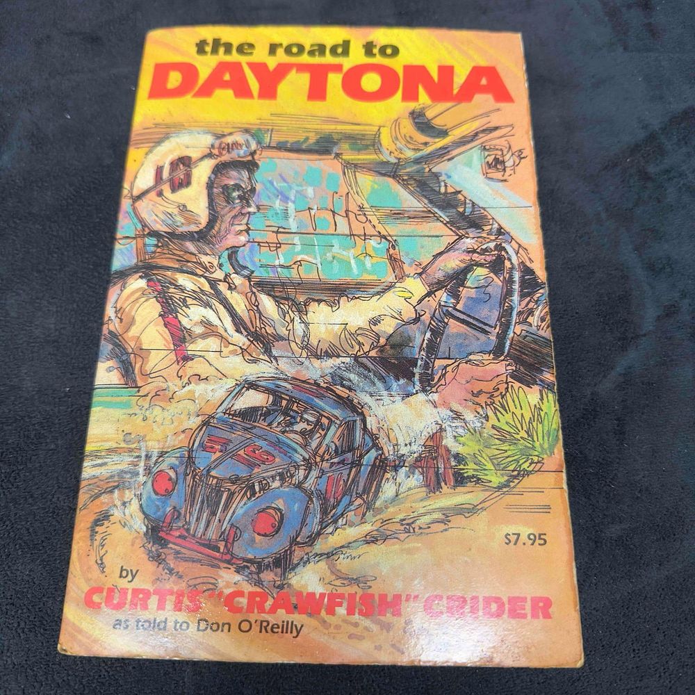 Lot 429: The Road To Daytona Curtis Crawfish Crider Book Upperdeck Kyle Petty 94 Card Bookmark