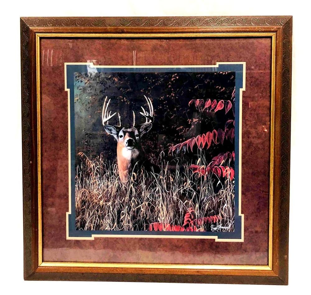 Lot 484: Framed Print "Keeping The Watch" By Jim Hansel