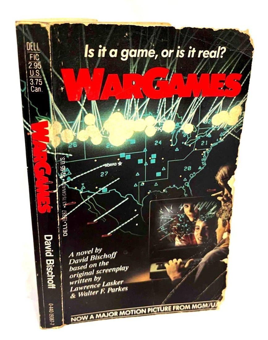 Lot 156: War Games By David Bischoff 1983 Book Club Edition