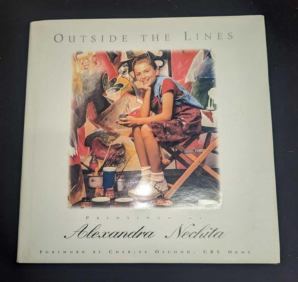 Lot 157: Outside The Lines Paintings By Alexandra Nechita Hardcover