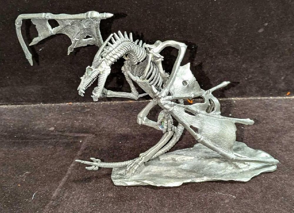 Lot 182: Rawcliffe Pewter Kaladrax Undead Dragon Figurine