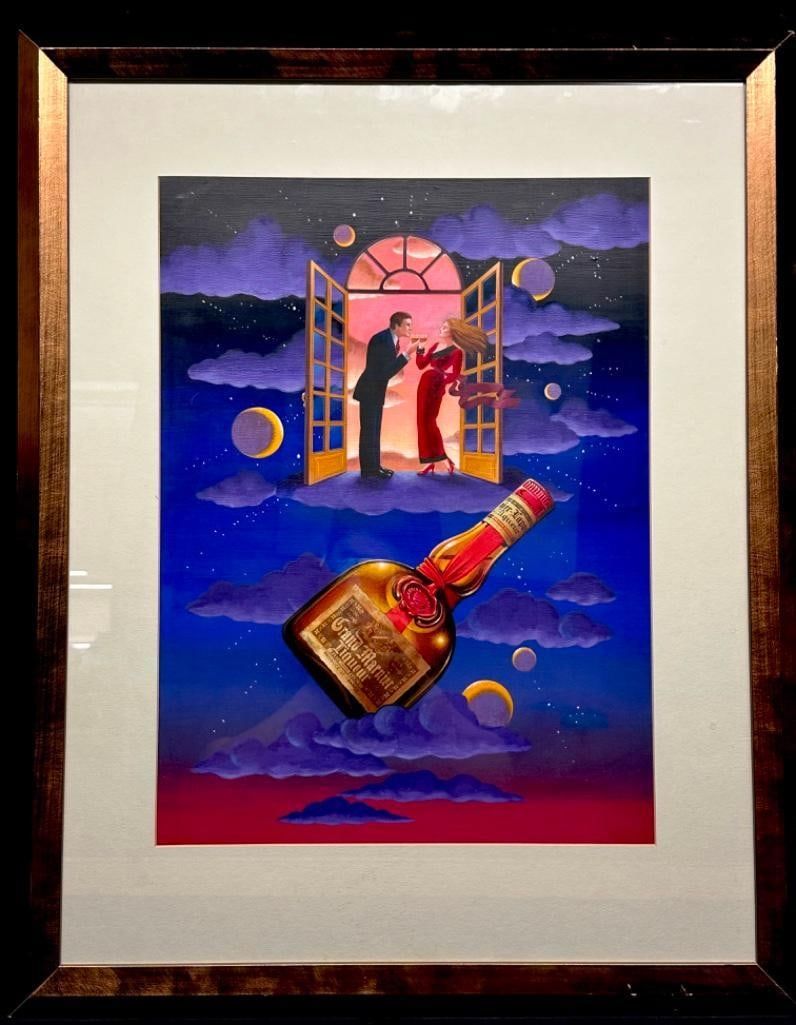 Lot 233: Grand Marnier "Out of this Worldly" 1983 Original by Isadore Seltzer